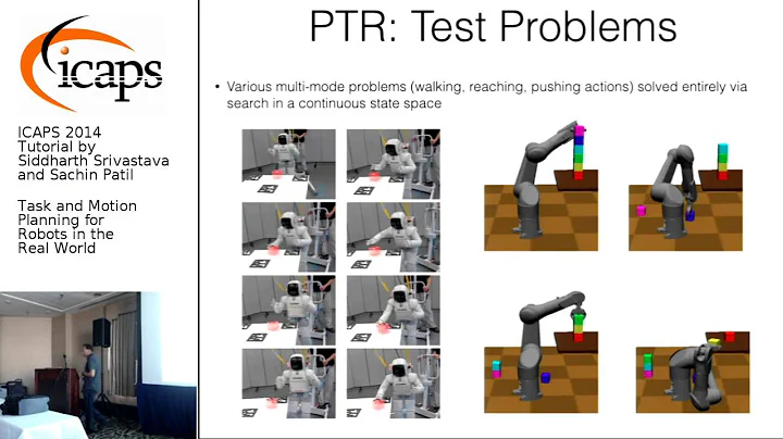 ICAPS 2014: Tutorial by Siddharth Srivastava on "Task and Motion Planning for Robots..."
