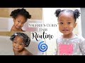 VALERIE'S CURLY HAIR ROUTINE | MOISTURIZING & DEFINED CURLY HAIR ROUTINE FOR TODDLERS!