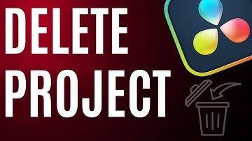 How to DELETE a Project on Davinci Resolve in SECONDS!