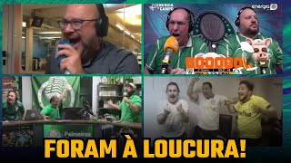 EMOCIONANTE! AS MELHORES NARRAÇÕES DO GOL DA VIRADA DO PALMEIRAS EM CIMA DO DEL VALLE