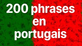 Apprendre le portugais: 200 phrases en portugais screenshot 1