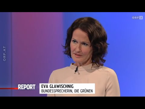 Eva Glawischnig im Report zur 6ten grünen ...