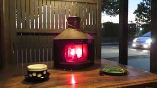 夕暮れと舷灯   ～むかしの船のあかり～