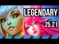 ORIANNA vs AHRI (MID) | 19/1/3, 6 solo kills, Legendary, 500+ games | EUW Master | 25.21