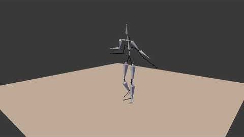 First test Mocap Blender + kinect + NiMate #TC