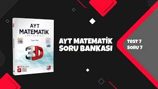 3D AYT Matematik Polinomlar Test 7 Çözümleri