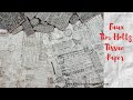 MAKING EASY FAUX TIM HOLTZ TISSUE PAPER ~ USING DELI PAPER