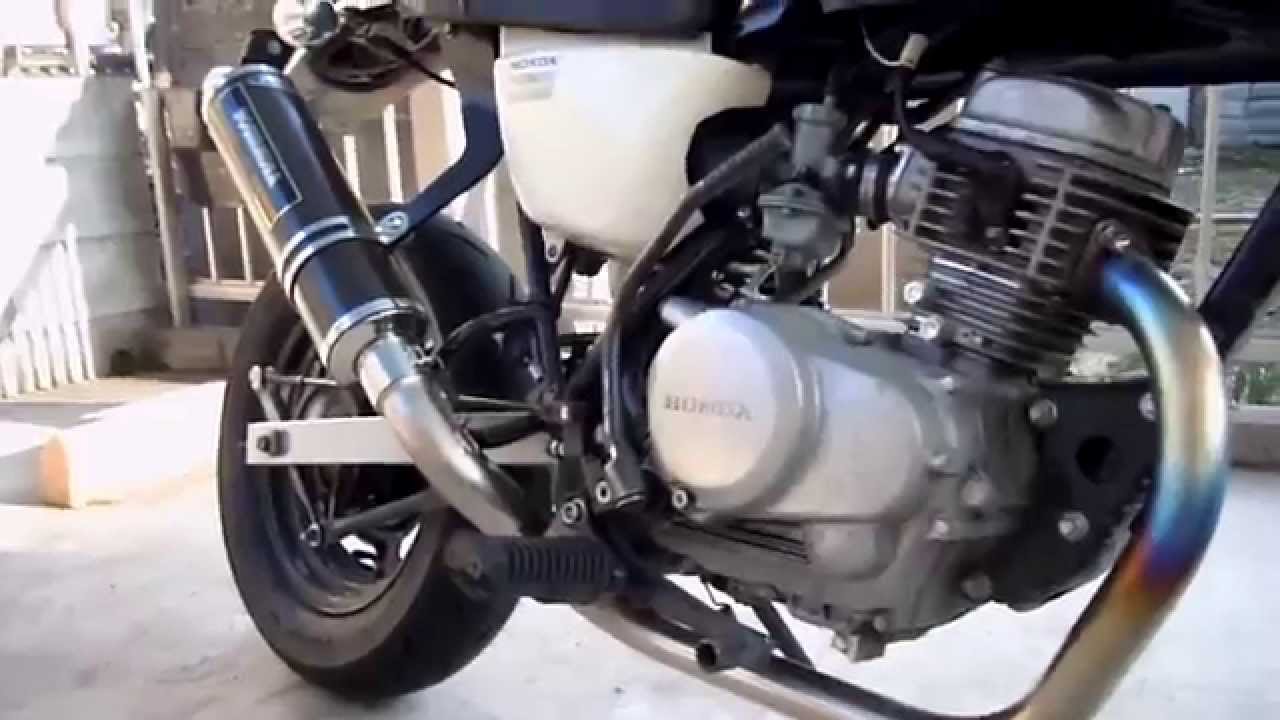 ホンダ エイプ マフラー音 3種類 - YouTube