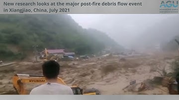 Modeling a post-fire debris flow