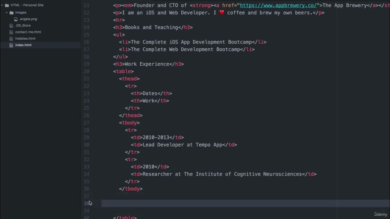 Mastering HTML Tables: How to Create and Style Tables for Your Webpages ...