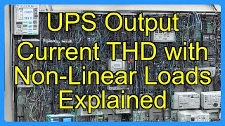 UPS Output Current THD with Non-Linear Loads Explained