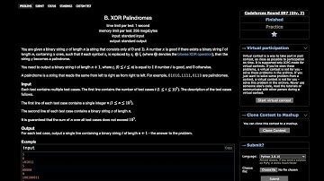 B. XOR Palindromes || Codeforces Round 897