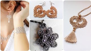 GORGEOUS Handmade Needle Tatting Jewellery Design Ideas |Handmade Needle Tatting Lace Jewelry