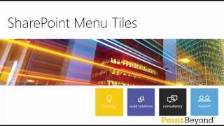 SharePoint Menu Tile Webpart