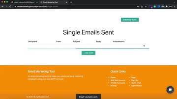 [UPDATE] Send Single Email with Attachments - Email Marketing Tool in Laravel and Vue JS