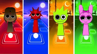 Sprunki x Tiles Hop EDM Rush: All Characters Musical Rhythm Battle! (Full Gameplay) screenshot 4