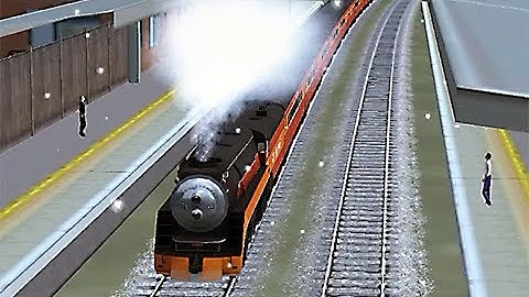 Train Sim - Japan using Southern Pacific 4449 in Snowy Day - Simulasi Kereta Api