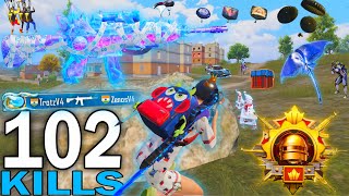 102 KILLS!🔥 IN 3 MATCHES FASTEST GAMEPLAY With FULL OUTFIT😍SAMSUNG,A7,A8,J2,J3,J4,J5,J6,J7,XS