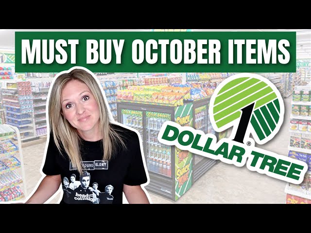 25 ITEMS YOU NEED TO BUY AT DOLLAR TREE OCTOBER 2022