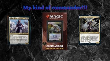 Magic the Gathering Commander Decks! Silverquill Statement Review!!