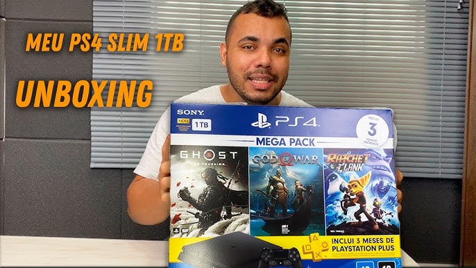 Console Sony PS4 + Jogo God of War Ragnarök, 1TB, Preto - CUH-2214B -  Console PS4 - Magazine Luiza