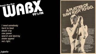 WABX Detroit Previews Raw Power (Early Mix, 1973) [HD]