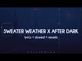 Sweater Weather X After Dark The Neighbourhood Slowed N Reverb Lyrics mp3