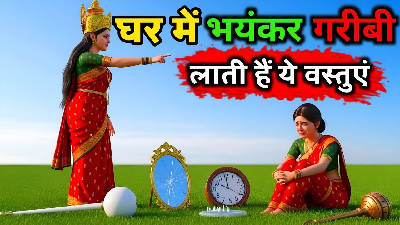 घर में भयंकर गरीबी और दुख लाती हैं ये वस्तुएं #MaLakshmi