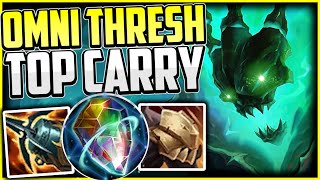OMNI THRESH TOP CARRY SEASON 11 + Best Thresh Build/Runes S11 - League of Legends