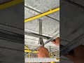 Metal Ceiling Frame Installation Process | Lightweight Steel Ceiling Support Technique.