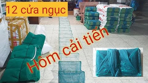 Lú - 12 cửa ngục với dòng hôm cải tiến rất nhạy cá tôm tép bền đẹp sử dụng trên 3 năm 0335399558