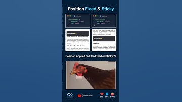 CSS Position Sticky and Fixed #html_css #responsive #animation #learncode