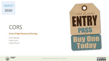 WA1-2020-L27: CORS - Cross-Origin Resource Sharing