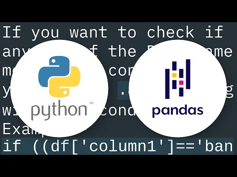 How to use a conditional statement based on DataFrame boolean value in pandas
