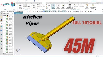 how to  make Kitchen Vipers in nx cad full tutorial #engineering #nxcad