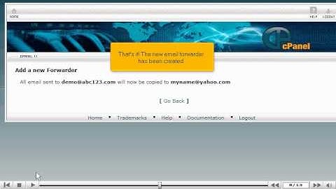 Setup email forwarding (redirects) in cPanel | cPanel Email forwarders