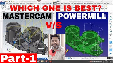 Delcam Powermill 2020 v/s Mastercam 2020 | Drilling Tool Path |CNC Programming