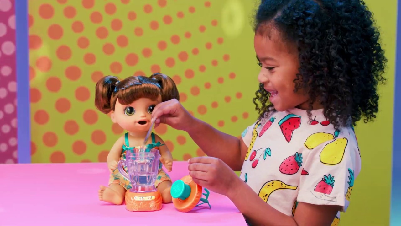 Baby Alive Magical Mixer Baby Doll Strawberry Shake, Blender YouTube