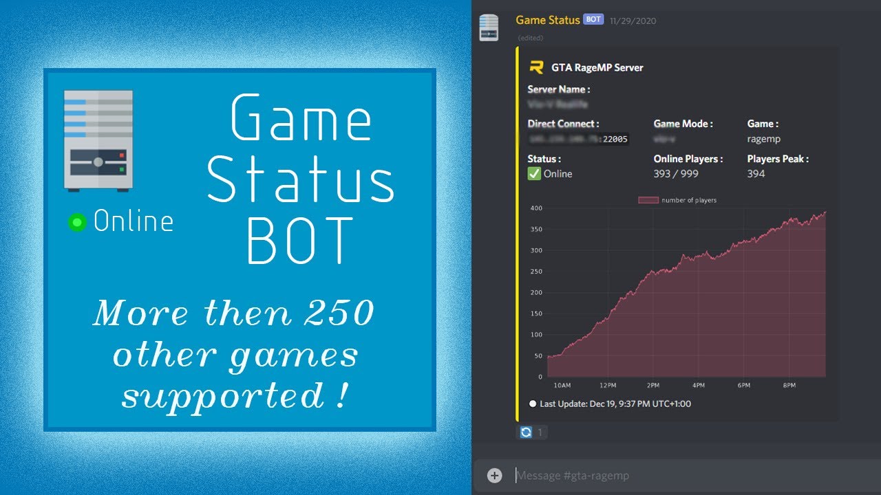 Server Status Discord Bots