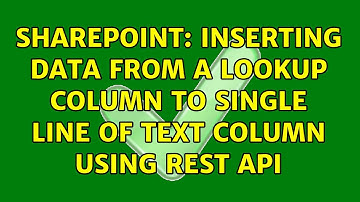 Sharepoint: Inserting data from a lookup column to single line of text column using rest API