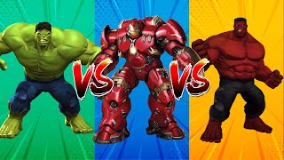 SUPERHERO COLOR DANCE CHALLENGE Hulk vs Hulkbuster vs Red Hulk