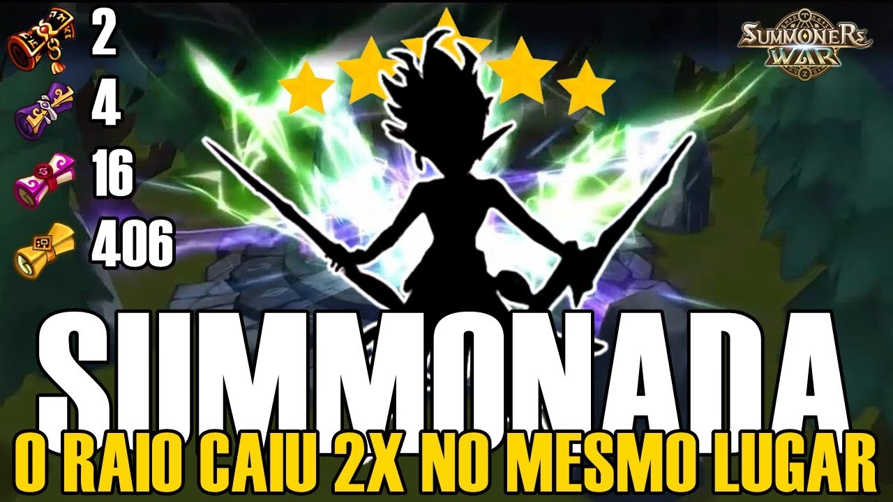 O raio caiu 2x no mesmo lugar - Summonada | Summoners War