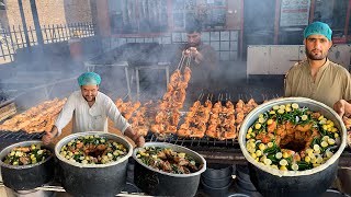 Mouthwatering 100 Chicken Recipe | Big Chickens Steam Roast Fried | Peshawar Restaurant Style Recipe