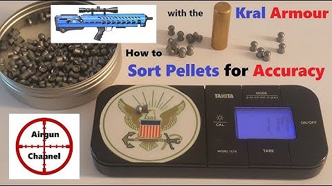 Sorting Pellets for Accuracy (+ Kral ARMOUR Accuracy Testing)