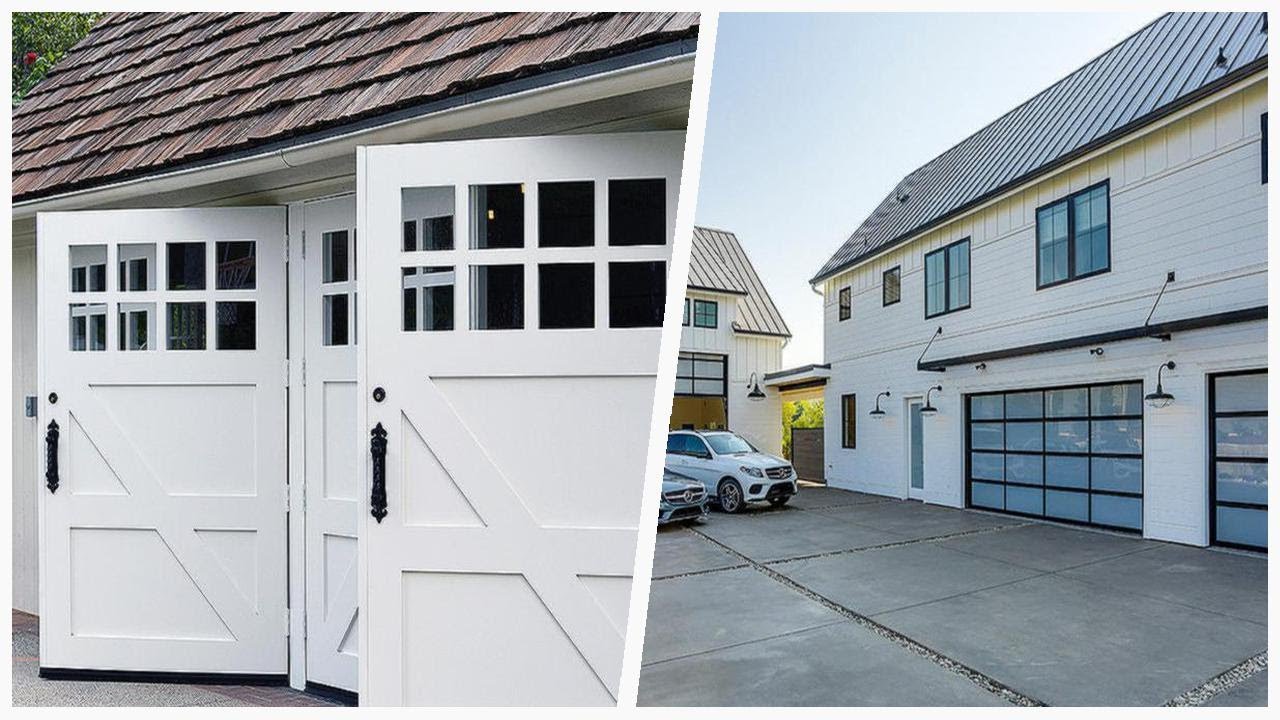 75 Farmhouse Attached Garage Design Ideas You'll Love 🔴 - YouTube