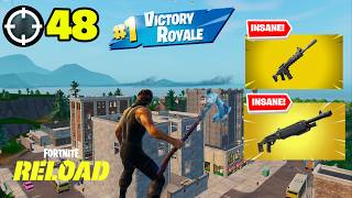 48 Elimination Solos "RELOAD” Gameplay Wins (Fortnite Chapter 7 PS5 Controller)