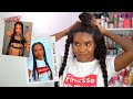 How to: Jumbo Box Braids on Natural Hair- No Extensions- Coi Leray Inspired