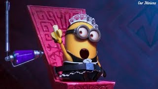 The First Purple Minion Making    Despicable me 2   Hd