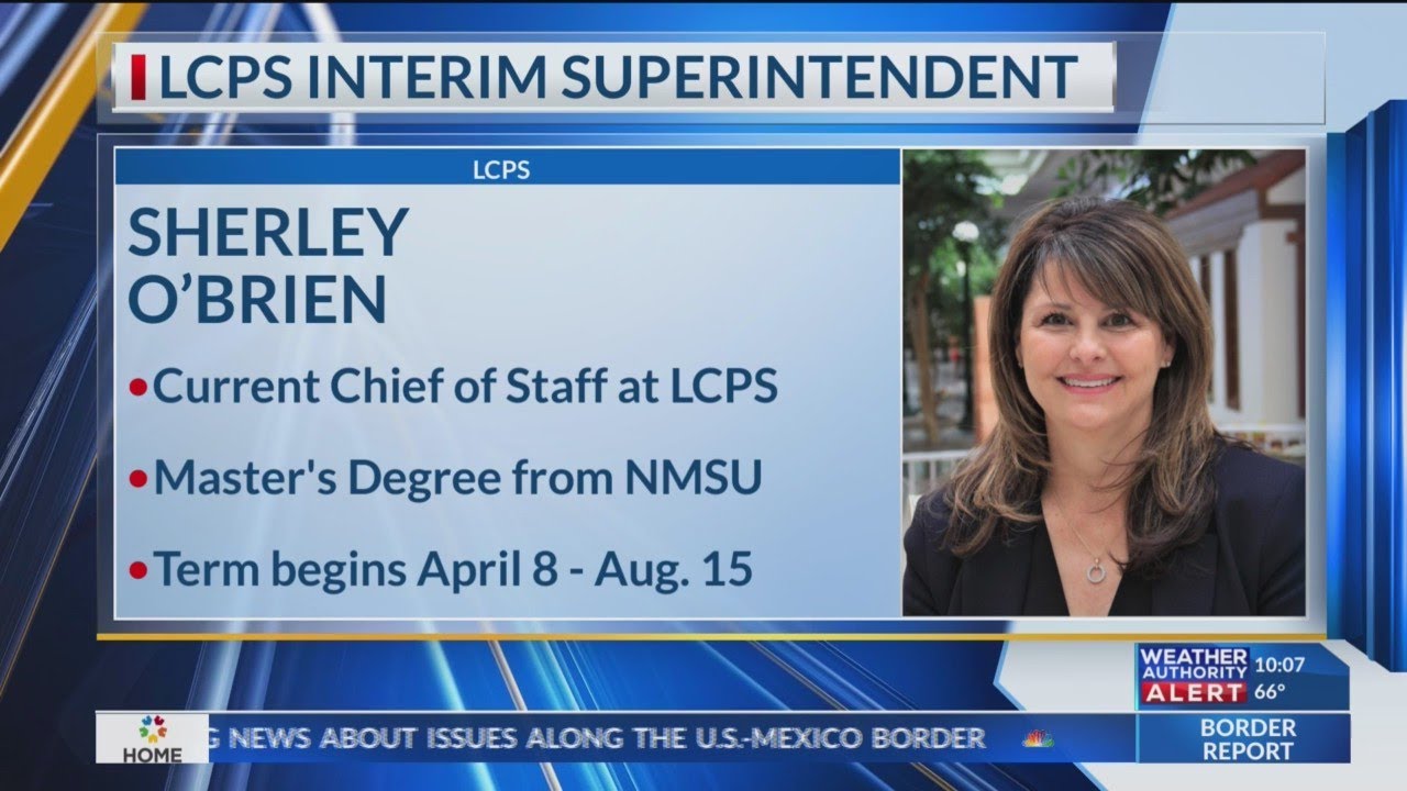 LCBE has a new Interim Superintendent - YouTube