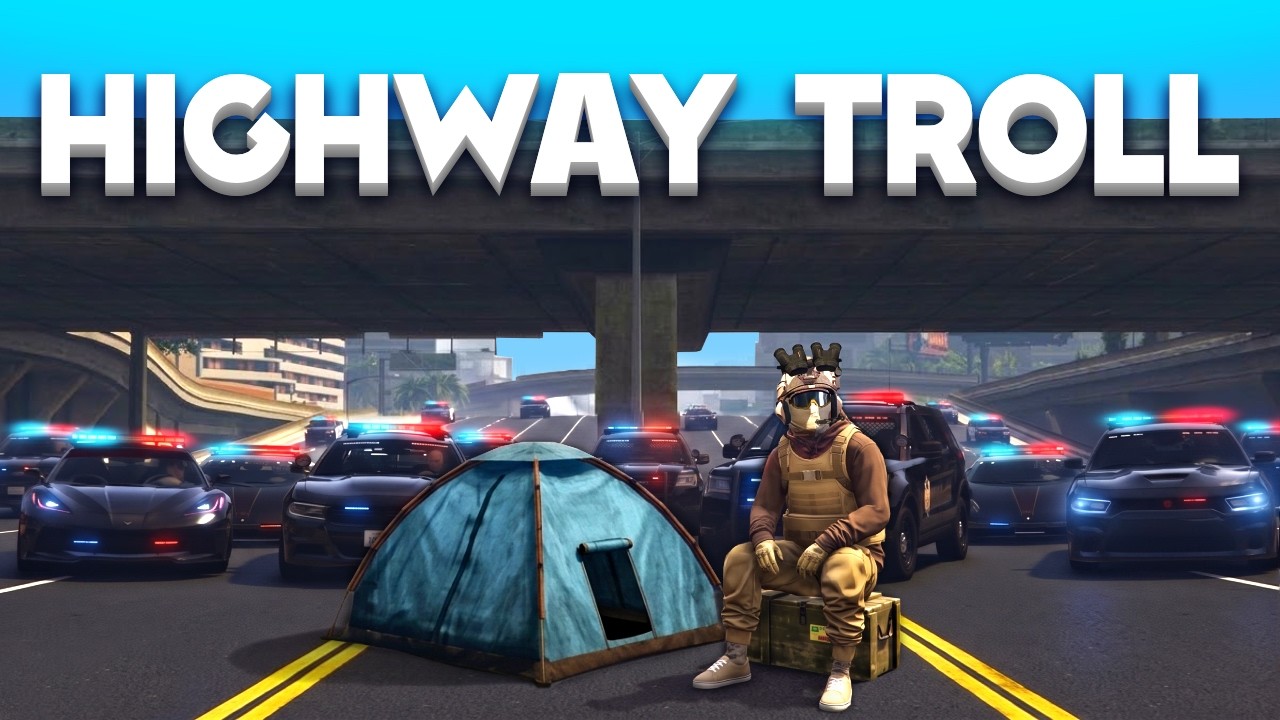 SPECTATING the Freeway TROLL of Getaway Drivers in GTA 5